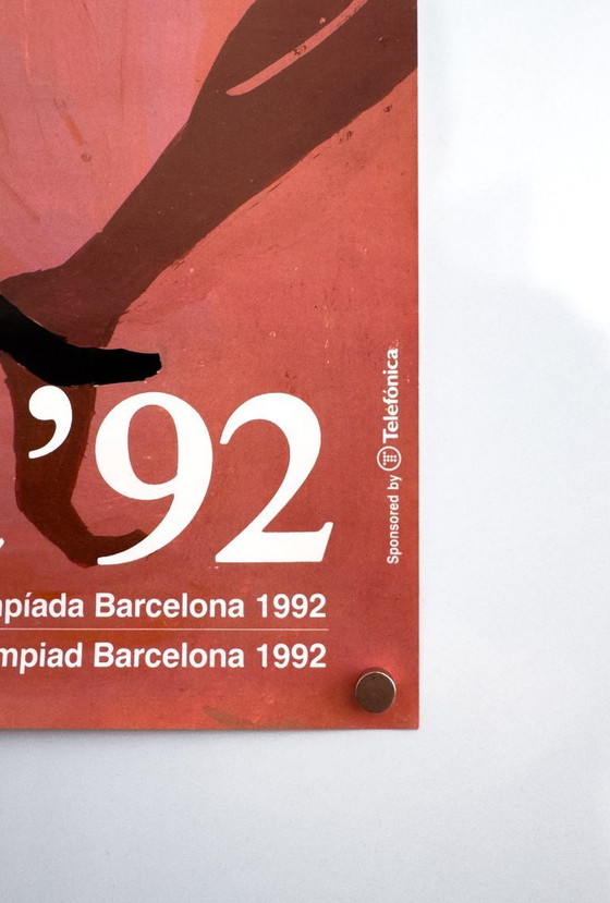 Image 1 of Barcelone 1992-1990 – Affiche olympique originale de Ricard Giralt « Miracle » | 70 × 50 cm | Espagne