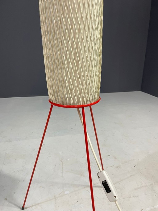 Vintage Rocket Floor Lamp in Brussels Style, Czechoslovakia, 1960s