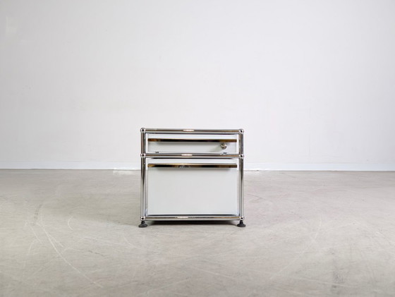 Image 1 of USM Haller office container, office cabinet, design white, chest of drawers Fritz