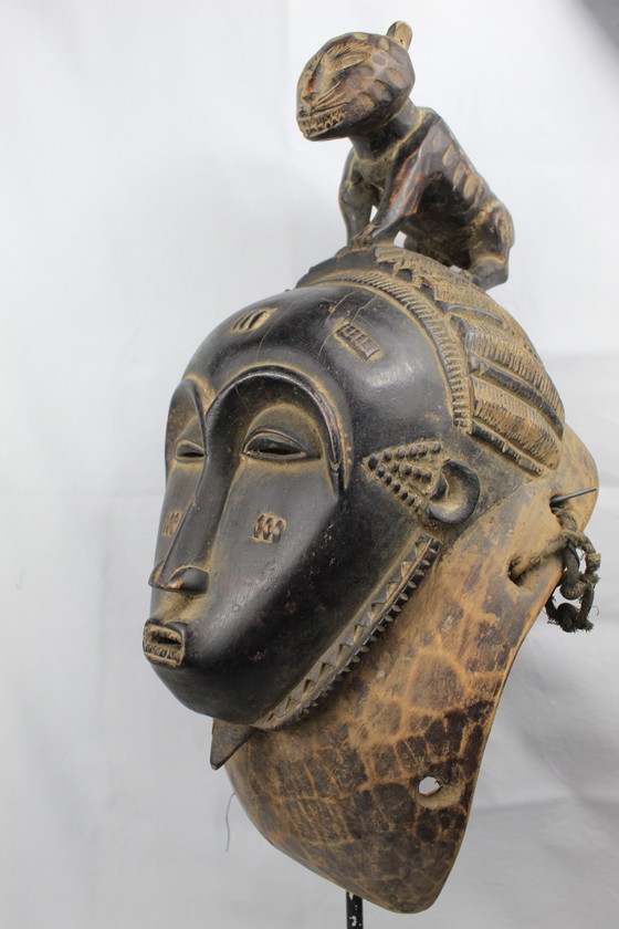 Masque Africain Baoulé – Sculptures, Wood (photo 2 of 10)
