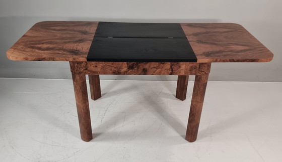 Image 1 of Art Deco Dining Table in Walnut, 1960s