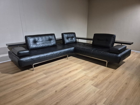 Image 1 of Rolf Benz Dono – Ecksofa – Schwarz – Leder – Design