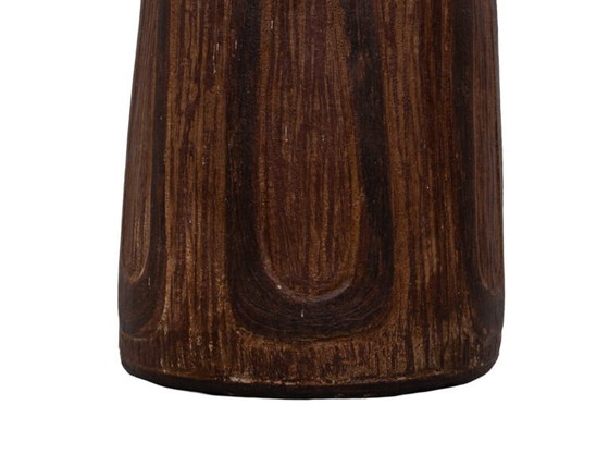 Grande vaso d'arte brutalista unica fatto a mano Jan van Stolk 1962 Olanda – Sculture, Ceramic (photo 40 of 40)