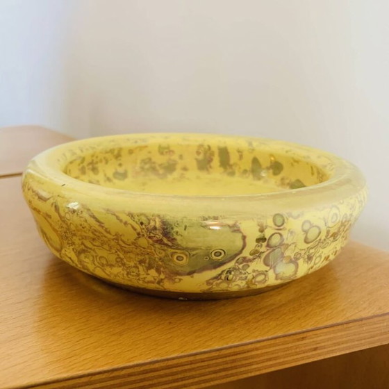 Bandeja para joyas amarilla y dorada, Jean Mazeaud & Faverot, Talleres de Sèvres MF – Objetos decorativos (photo 3 of 12)