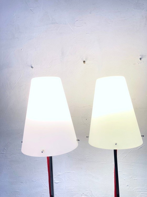 Image 1 of 2 postmoderne vloerlampen Nemo Terra Design Hannes Wettstein jaren 90