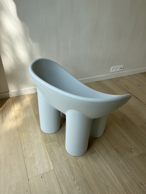 Image 1 of Sedia Driade roly poly grigio 2 pezzi