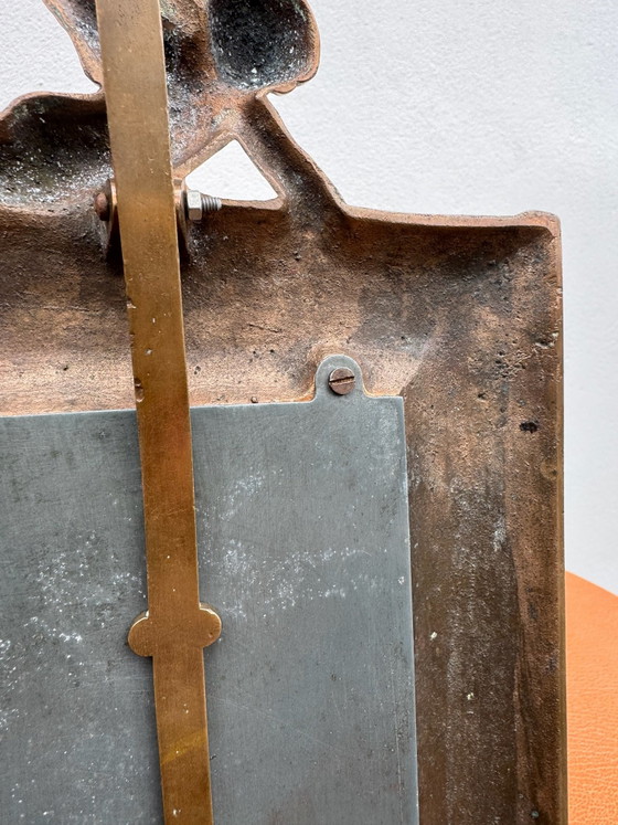 Art Nouveau Bronzen Cherubijn Fotolijst, Fotolijsten, Gold (foto 5 van 15)