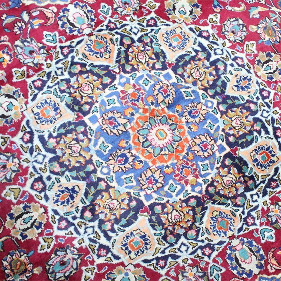 Image 1 of Hand-knotted Persian carpet Mashhad 370x270