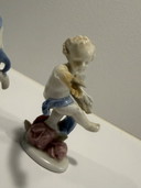 Figurines Antiques en Porcelaine du Début du XXe Siècle