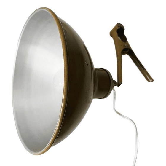 Image 1 of ​Vintage mid-century Cifo klemlamp industriële fotografielamp 1950's