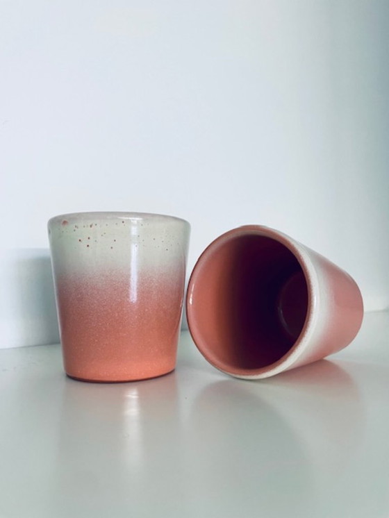 Image 1 of Stylish set of 4 handmade Scandinavian mugs