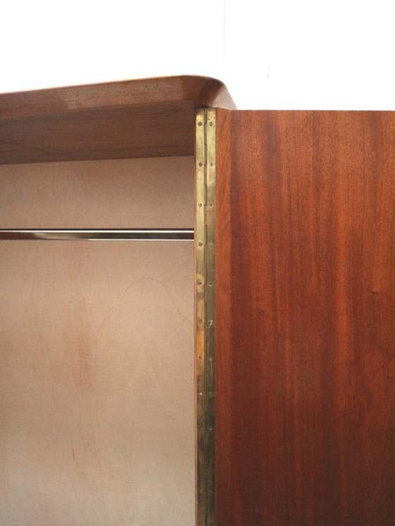 Image 1 of Vintage 3-door wardrobe / linen cupboard from the 60s / 70s