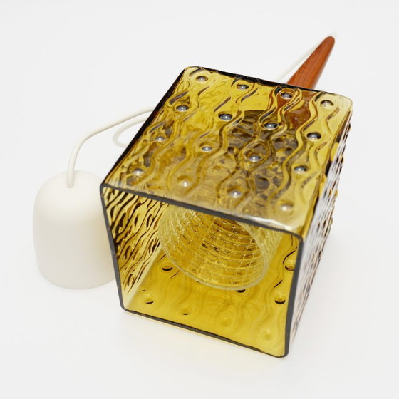 Image 1 of Lámpara de teca, Suecia, década de 1970