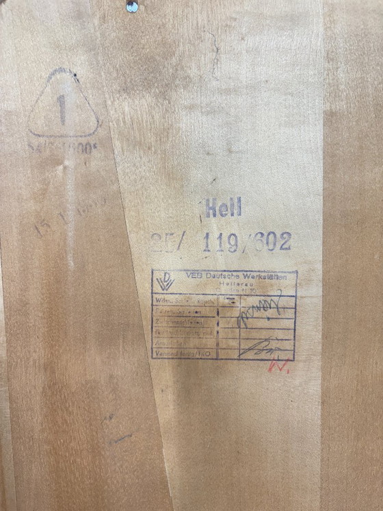 Image 1 of Hellerau Dressoir Buffetkast Ladenkast Vintage Meubels