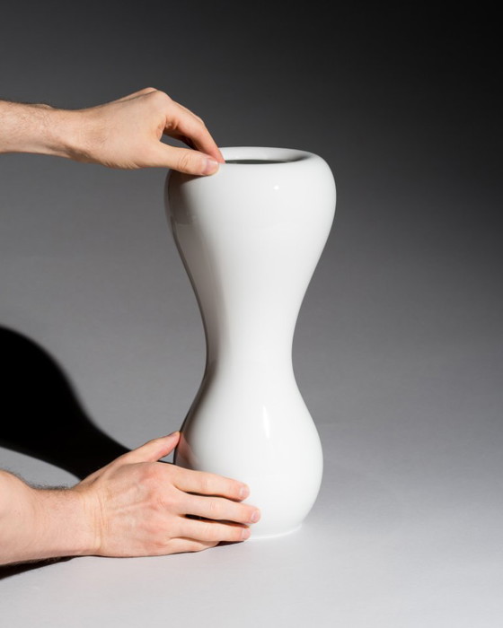 Image 1 of Rosenthal Studio-Line “Baobab” XL Vase Duo Emmanuel Babled France/Italy 1990s