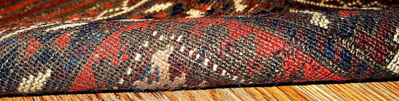 Image 1 of Handgemaakt antiek verzamelobject: Afghaans gebedskleed van de Baluch-stam, 91 cm x 161 cm, jaren 1880 - 1B219