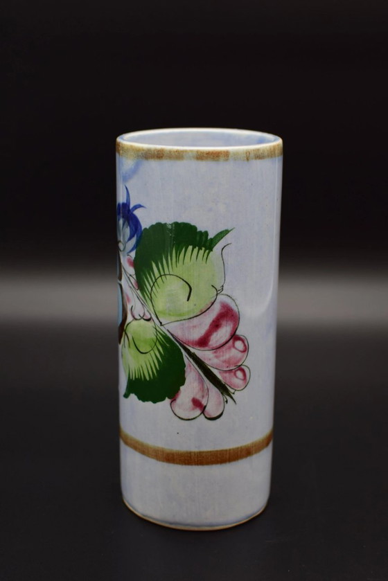 Image 1 of Tonala Mexico vaas handbeschilderd