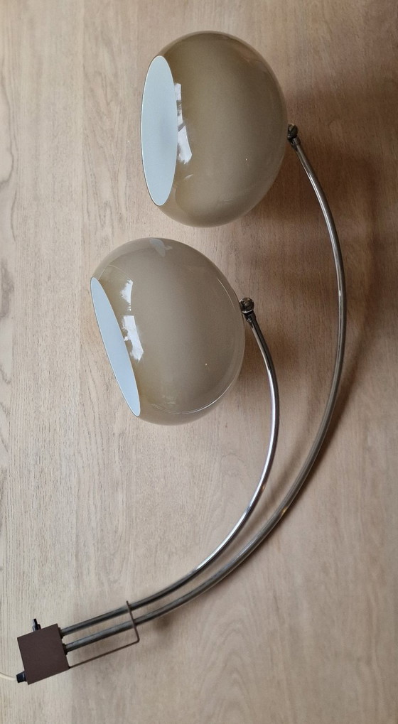 Image 1 of Dijkstra double arc lamp mushroom 1970s