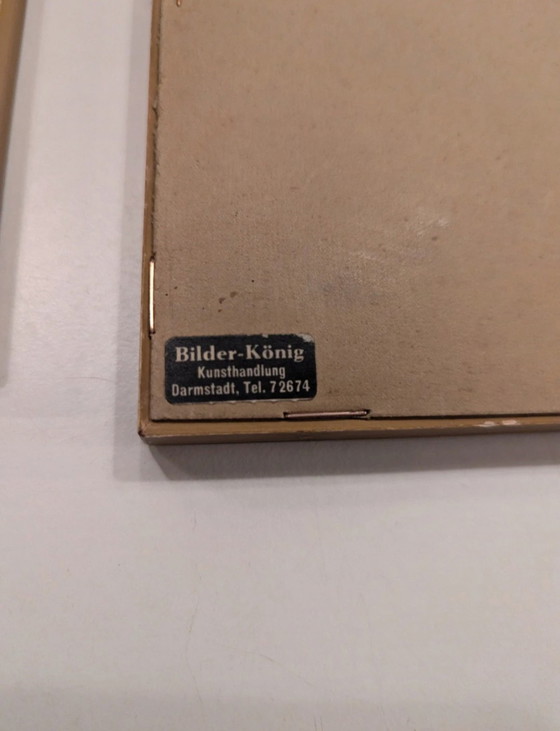 Image 1 of 2x Cadre photo en tapisserie vintage romantique pour influenceurs