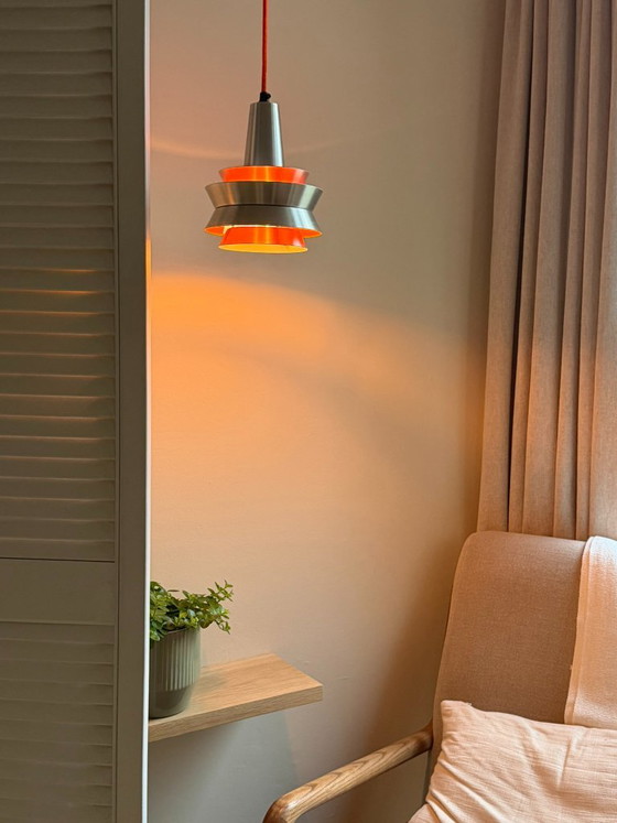 Vintage Granhaga Trava Pendant By Carl Thore - Swedish Design Lamp, Fog & Mørup, Pendant lamps, Aluminium (photo 2 of 8)