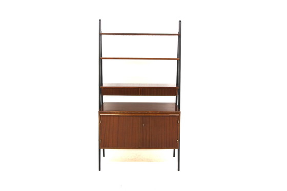 Image 1 of Scandinavian mahogany writing desk, Sweden, 1950