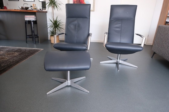 Image 1 of Fauteuil 2x + Hocker