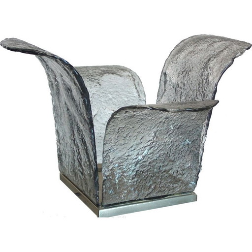 Lámpara de mesa vintage AV Mazzega Italia 1970