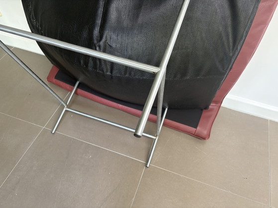 Montis Butterfly, Fauteuil Vintage Années 80 Gerard Van Der Berg – Leather, Metal (photo 3 of 5)