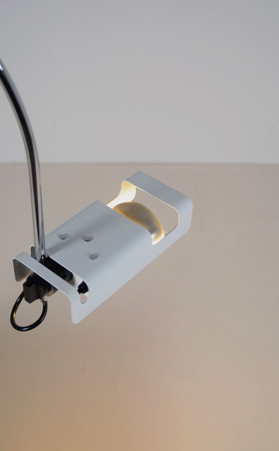 Image 1 of Lampe à pince araignée conçue par Joe Colombo pour Oluce, 1965