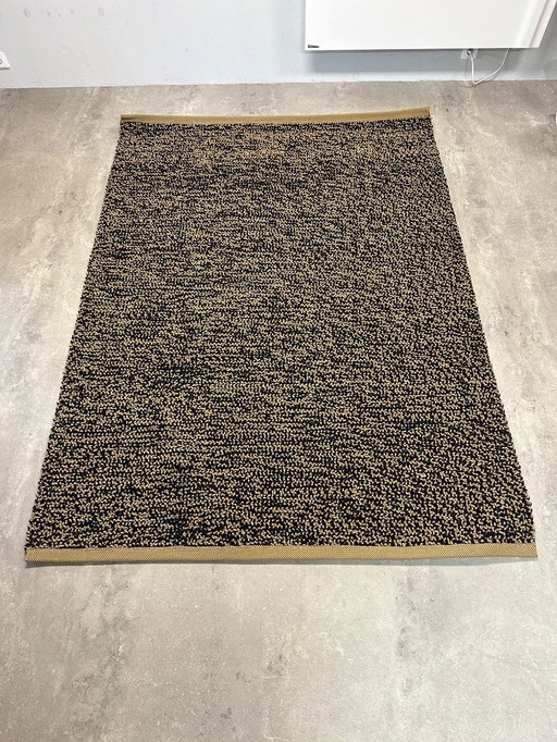 Tapis Laine Brink & Campman Nest Noir/Camel 170x240cm