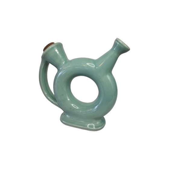 Image 1 of Französische Keramikkaraffe in Donutform, 1970er Jahre