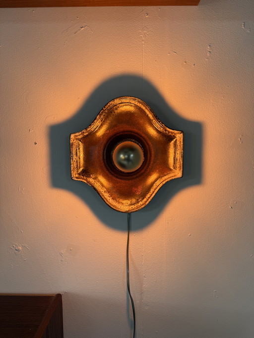 Vintage ceramic wall lamp, Hustadt Leuchten '60