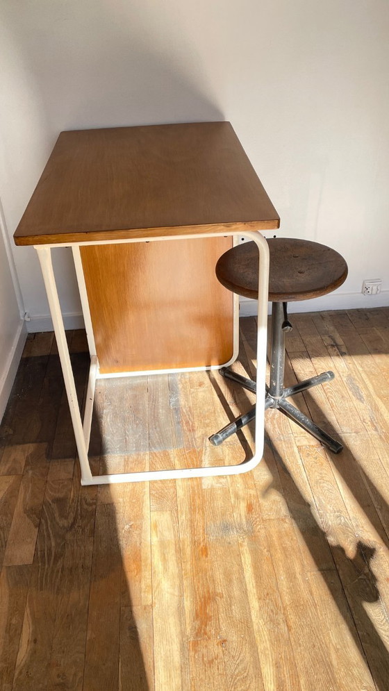 Image 1 of Children's Desk in the style of Jacques Hitier Vintage