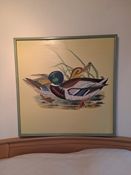 "eenden" olieverf op canvas