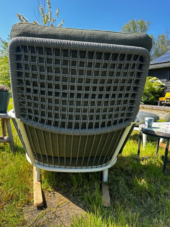 Image 1 of Fauteuils de jardin lounge Rolf Benz Outdoor Design avec repose-pieds