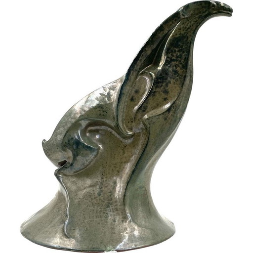 Vintage ceramic sculpture by A. Chini, Italy 1930