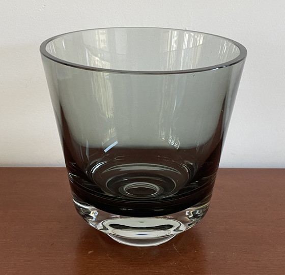 Image 1 of Nuutajärvi Notsjö Design Glass vase model 268 designed by Kaj Franck 1961 signed