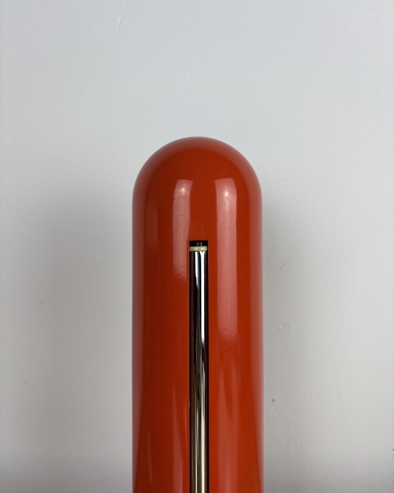 Image 1 of Flip Top Space Age Desk Lamp Leuka 1970s by Richard Carruther Vintage Table Lamp Space Age 70s Mid Century Industrial Italy