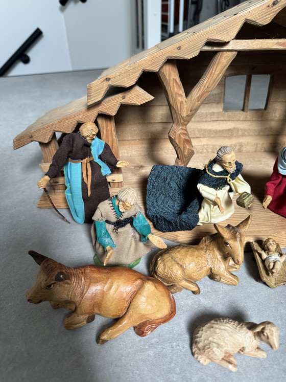Presepe Vintage / Gruppo Natività Mid-Century – Oggetti decorativi, Plastic, Textile (photo 2 of 8)