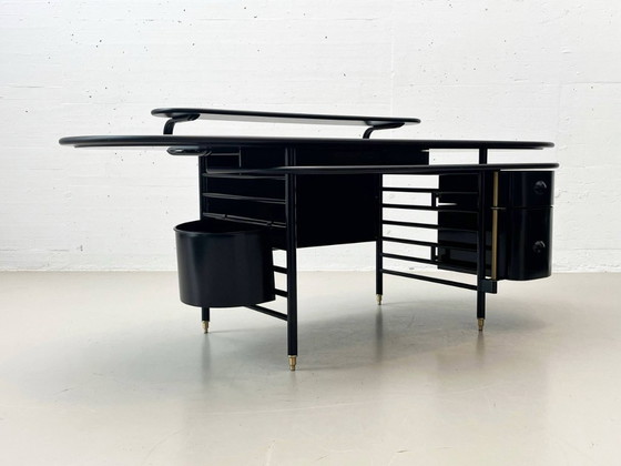 Image 1 of Johnson Wax desk model 617 by Frank Lloyd Wright for Cassina, 1992s