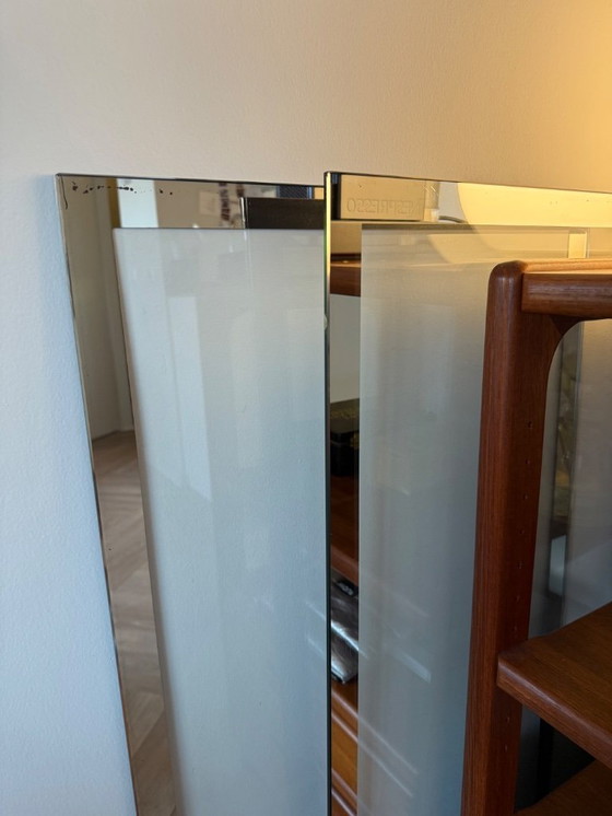 Image 1 of Vintage glass messsing coffee table 