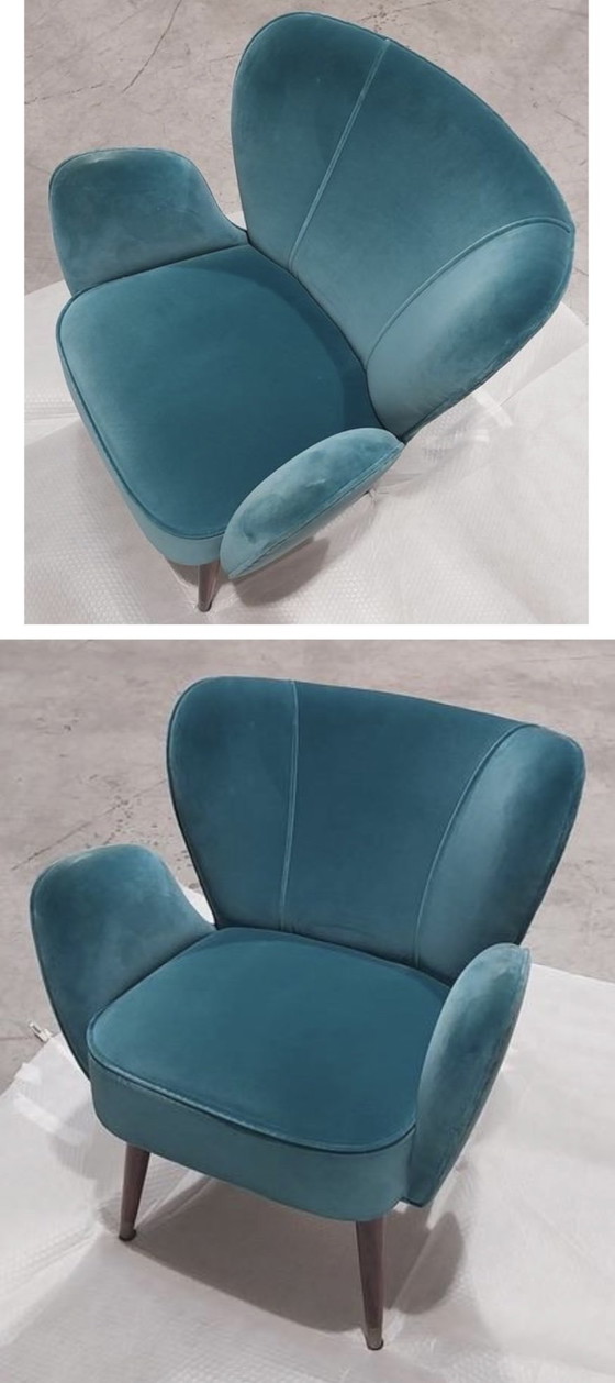 Image 1 of turkooizen fauteuil