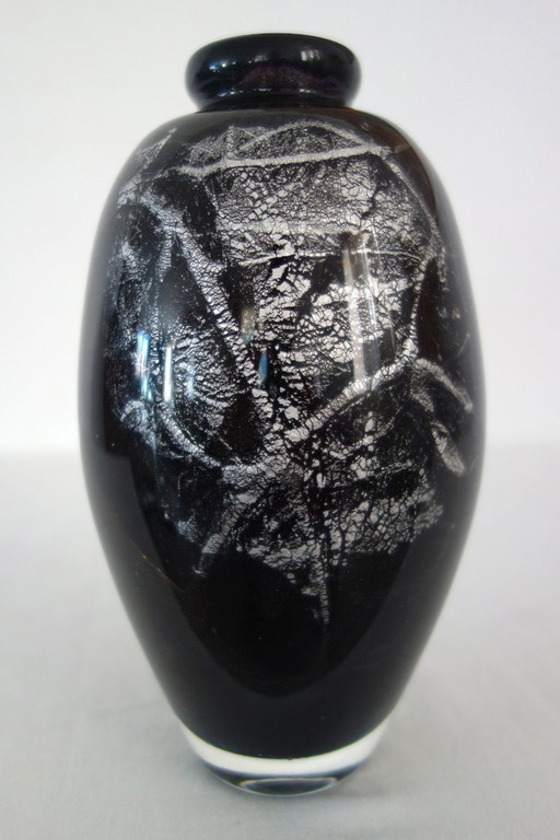 Vaso in vetro soffiato di Raymond Branlé, Biot, Francia