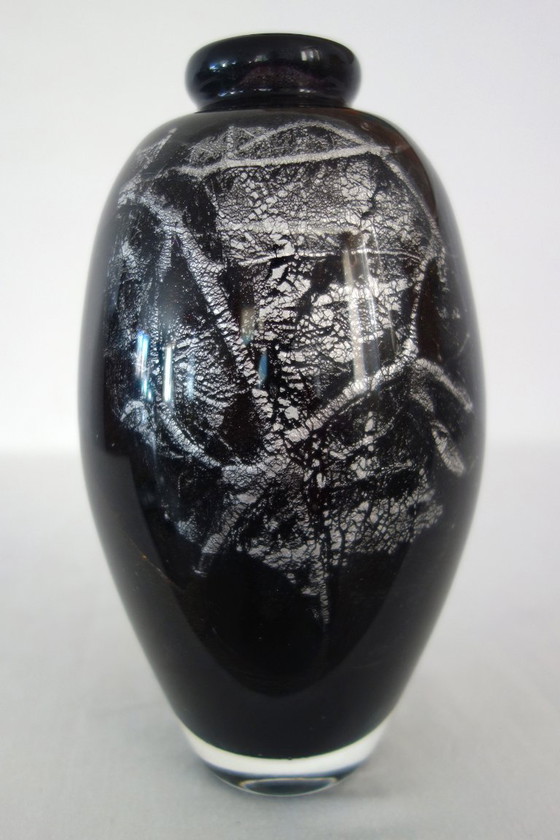 Image 1 of Vaso in vetro soffiato di Raymond Branlé, Biot, Francia