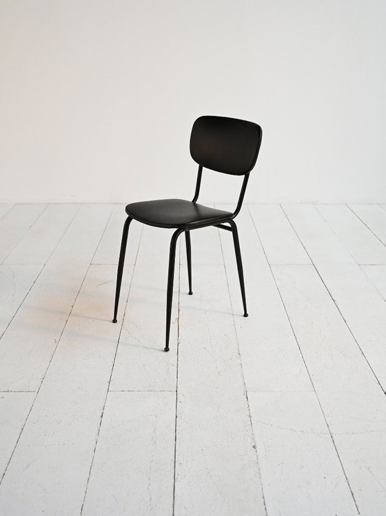 Image 1 of Set of 6 Olivetti Italian vintage chairs 1960s