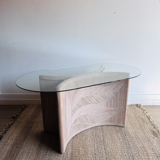 Rotan Tafel Sidetable Bureau Italiaans Design Vivai del Sud