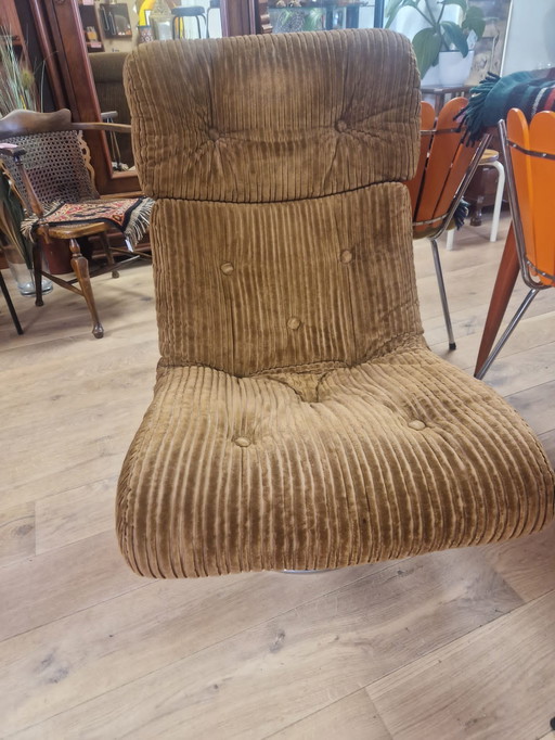 Magnifique fauteuil pivotant des années 70