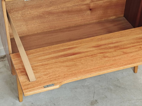 Opbergkist met deksel / minibar van Landsman / Nepozitek 1960 – Opbergkast, Wood, Mid Century Modern (photo 9 of 24)
