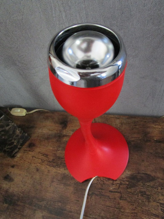 Vintage IKEA Flamma, Carl Ojerstam 90's – Table lamps, Plastic, Chrome (photo 3 of 8)
