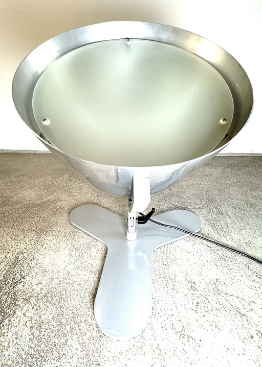 FARO 'BASE 2' BODENLEUCHTE VON HANNES WETTSTEIN FÜR PALLUCCO, ITALIEN, 1980er Jahre